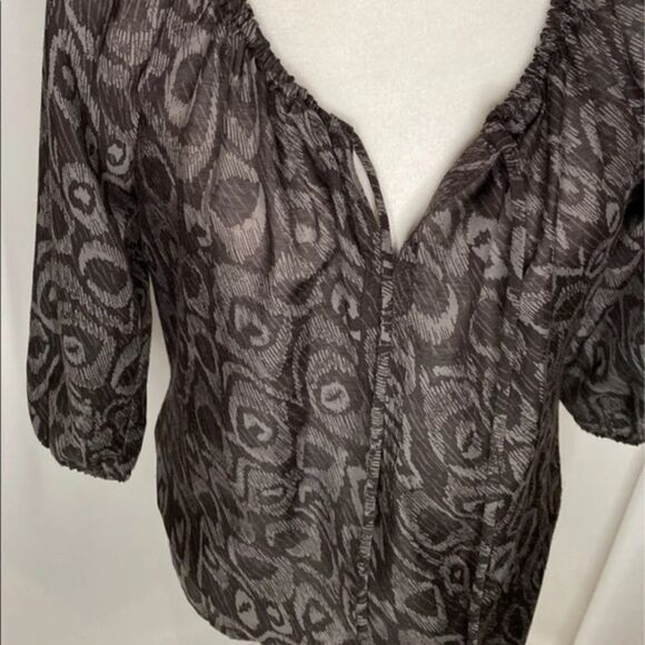 Liz Claiborne Sheer Blouse - Picture 3 of 6